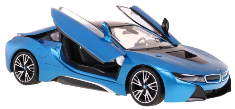 Bmw I8 Plavi Rastar Model 1:14 Automobil Na Daljinsko Upravljanje + 2,4 Ghz Daljinski, Plava 3