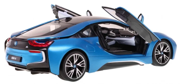 Bmw I8 Plavi Rastar Model 1:14 Automobil Na Daljinsko Upravljanje + 2,4 Ghz Daljinski, Plava 4