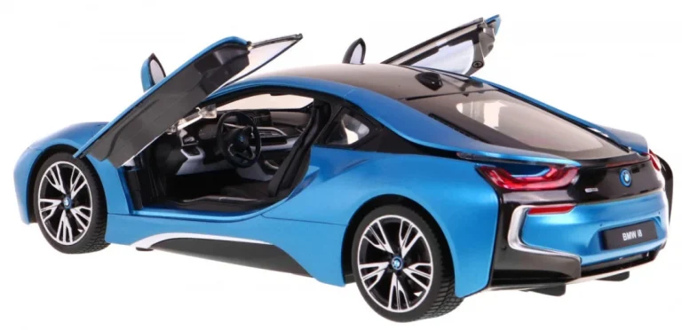 Bmw I8 Plavi Rastar Model 1:14 Automobil Na Daljinsko Upravljanje + 2,4 Ghz Daljinski, Plava 5
