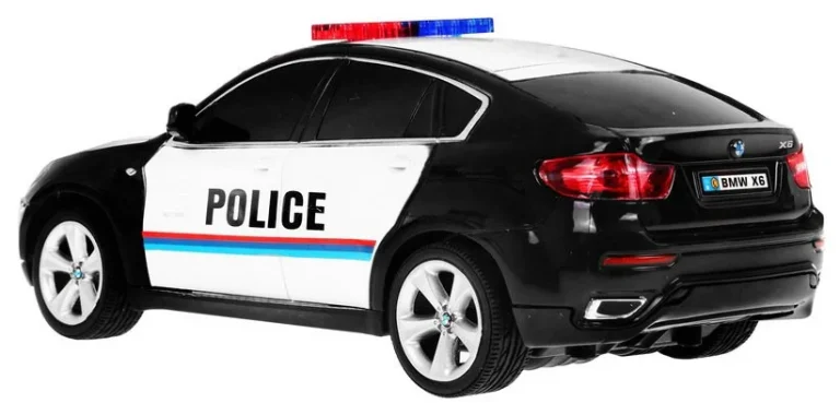 Bmw X6 Policijski Automobil Za Djecu 8+ Godina, Daljinski Upravljani, Policijski 1:24, Svjetla I 2