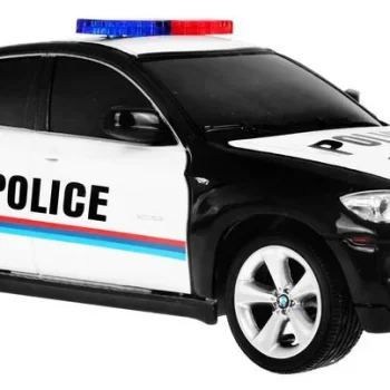 Bmw X6 Policijski Automobil Za Djecu 8+ Godina, Daljinski Upravljani, Policijski 1:24, Svjetla I 3