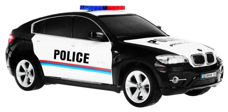 Bmw X6 Policijski Automobil Za Djecu 8+ Godina, Daljinski Upravljani, Policijski 1:24, Svjetla I 3