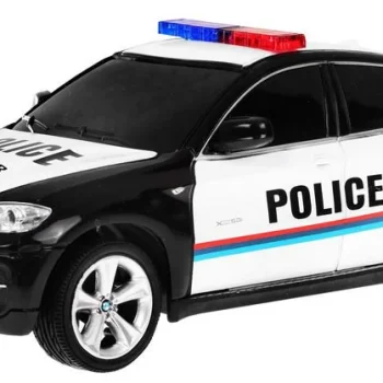 Bmw X6 Policijski Automobil Za Djecu 8+ Godina, Daljinski Upravljani, Policijski 1:24, Svjetla I 4