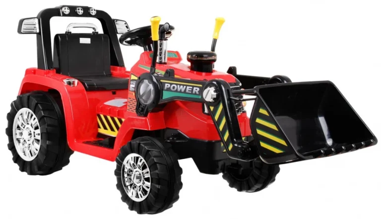 Bager Traktor Na Akumulator Crveni 3