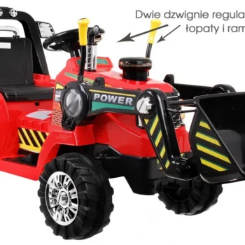 Bager Traktor Na Akumulator Crveni 5