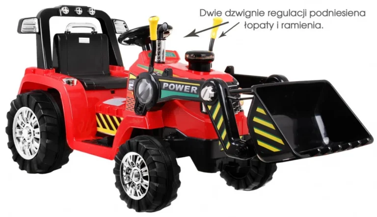 Bager Traktor Na Akumulator Crveni 5