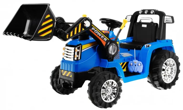 Bager Traktor Na Akumulator Plavi 1