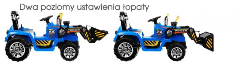 Bager Traktor Na Akumulator Plavi 5
