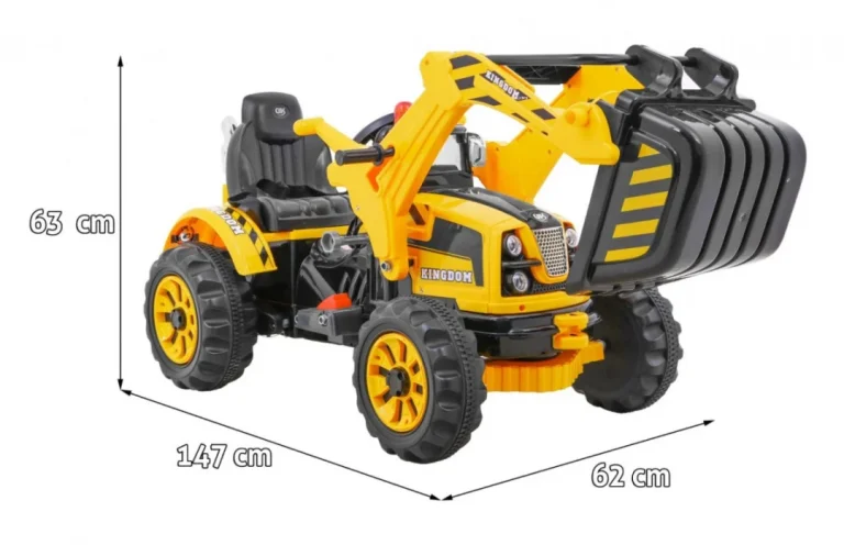 Bager Traktor Na Akumulator žuti Sf550 2