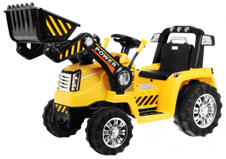 Bager Traktor Na Akumulator žuti 1
