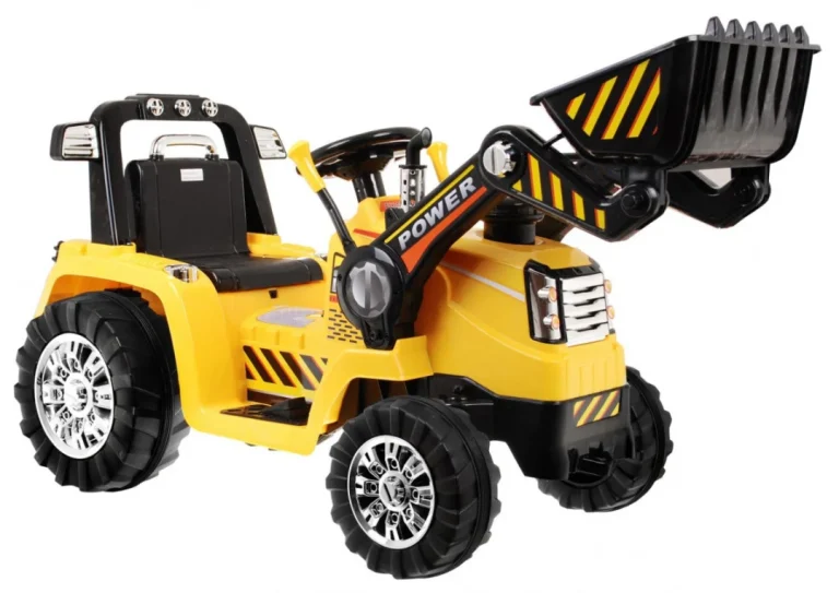 Bager Traktor Na Akumulator žuti 3