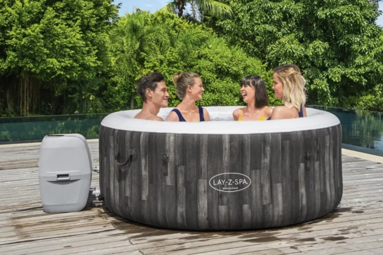 Bahamas Lay Z Spa Bestway Vrtna Hidromasažna Kada Za 4 Osobe + Pumpa + Poklopac + Filter 10
