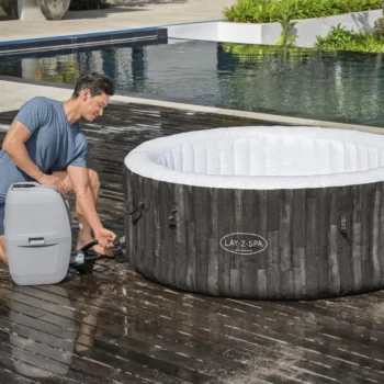 Bahamas Lay Z Spa Bestway Vrtna Hidromasažna Kada Za 4 Osobe + Pumpa + Poklopac + Filter 2