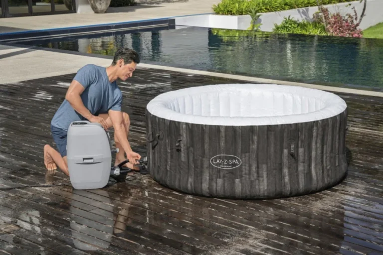 Bahamas Lay Z Spa Bestway Vrtna Hidromasažna Kada Za 4 Osobe + Pumpa + Poklopac + Filter 2