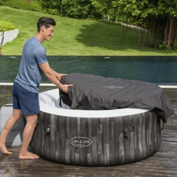Bahamas Lay Z Spa Bestway Vrtna Hidromasažna Kada Za 4 Osobe + Pumpa + Poklopac + Filter 7