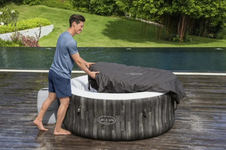 Bahamas Lay Z Spa Bestway Vrtna Hidromasažna Kada Za 4 Osobe + Pumpa + Poklopac + Filter 7