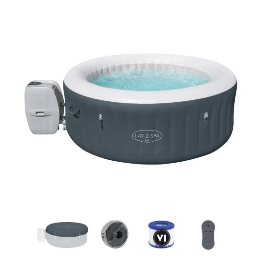 Bali Lay Z Spa Airjet Kućna Jacuzzi Bestway Za 4 Osobe + Led + Pribor 1