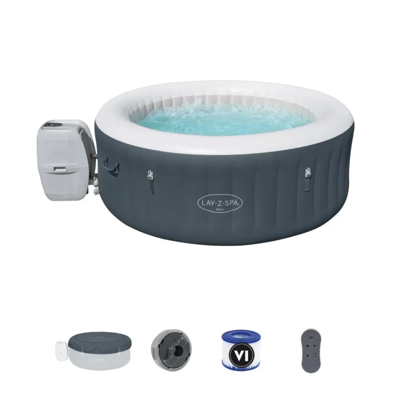 Bali Lay Z Spa Airjet Kućna Jacuzzi Bestway Za 4 Osobe + Led + Pribor 1