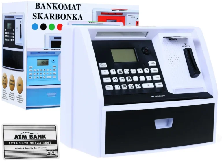 Bankomat Kasica 3+ Crni Kartica I Način štednje 1