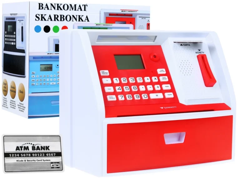 Bankomat Kasica 3+ Crveni Kartica I Način štednje 1