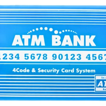 Bankomat Kasica Za Djecu 3+ Plavi S Karticom I Pin Om 4