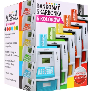 Bankomat Kasica Za Djecu 3+ Plavi S Karticom I Pin Om 5