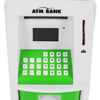 Bankomat Kasica Za Djecu 3+ Zeleni S Karticom I Pin Om 3