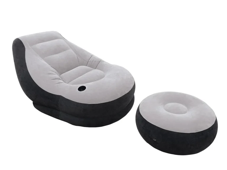 Baršunasta Fotelja S Tabureom 130 × 99 × 76 Cm Intex 68564 1