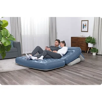 Baršunasta Sofa S Ugrađenom Električnom Pumpom 188 × 152 × 64 Cm Bestway 75079 9