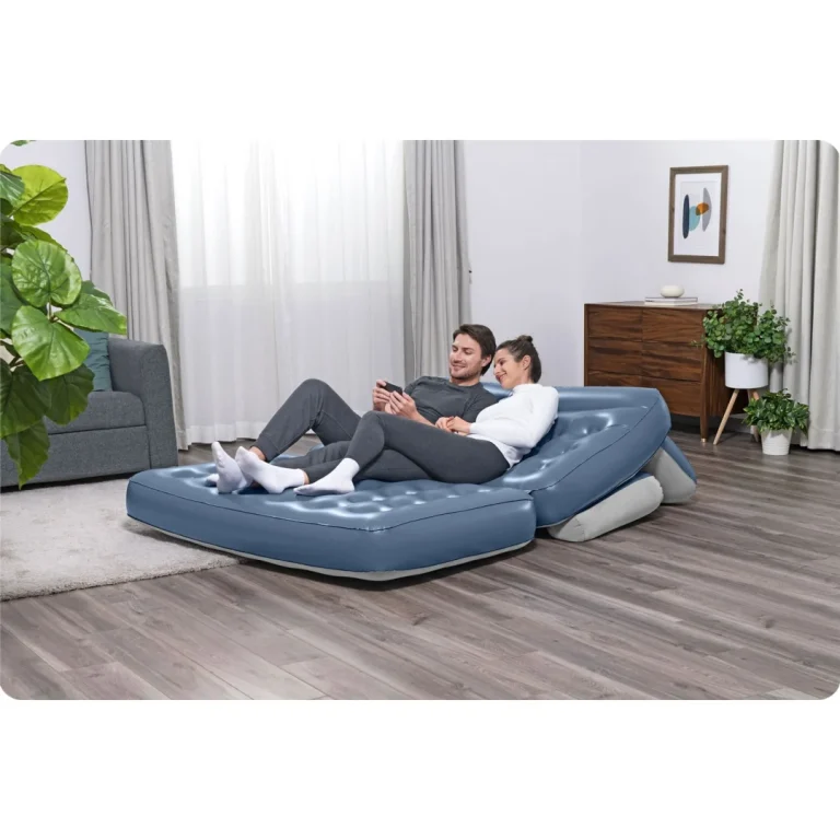 Baršunasta Sofa S Ugrađenom Električnom Pumpom 188 × 152 × 64 Cm Bestway 75079 9