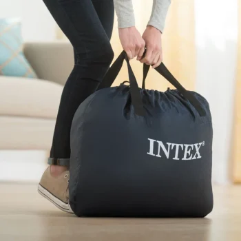 Baršunasti Madrac Na Napuhavanje 203 × 152 × 42 Cm S Električnom Pumpom Intex 64458 9