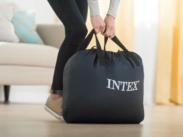Baršunasti Madrac Na Napuhavanje 203 × 152 × 42 Cm S Električnom Pumpom Intex 64458 9