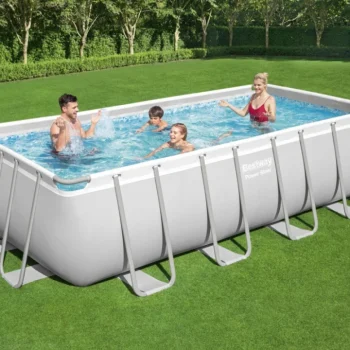 Bazen Power Steel 6 U 1 S Okvirom Bestway 488x244x122cm 16x8ft + Pumpa Za Pijesak + Pribor 3