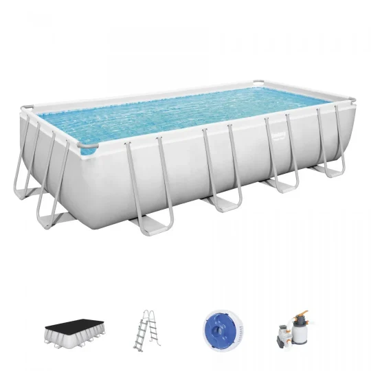 Bazen Power Steel 6 U 1 S Okvirom Bestway 549x274x122 18x9ft + Pumpa Za Pijesak 1