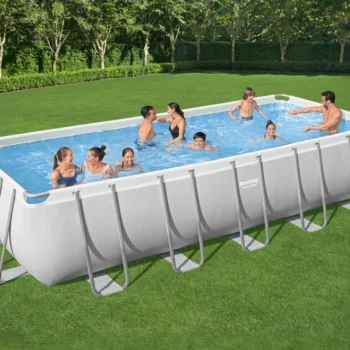 Bazen Power Steel 6 U 1 S Okvirom Bestway 640x274x132cm 21x9ft + Pumpa Za Pijesak 4