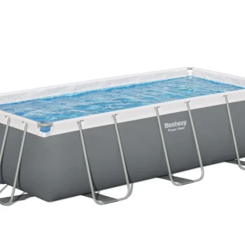 Bazen Power Steel Frame 404x201x100 Tamno Sivi 13x6ft Bestway 6u1 + Pumpa + Ljestve 2