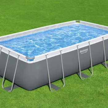 Bazen Power Steel Frame 404x201x100 Tamno Sivi 13x6ft Bestway 6u1 + Pumpa + Ljestve 7