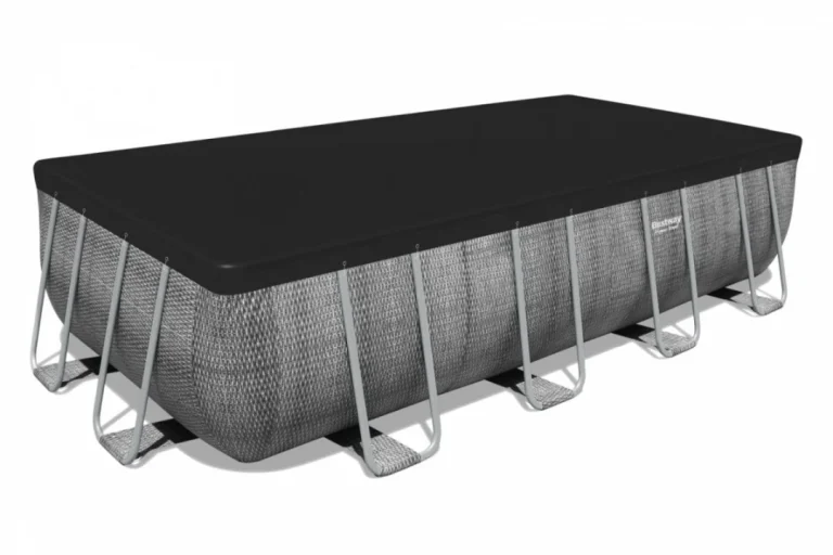 Bazen Power Steel Frame 488x244x122, Imitacija Ratana, 16x8 Stopa, Bestway 6u1 4