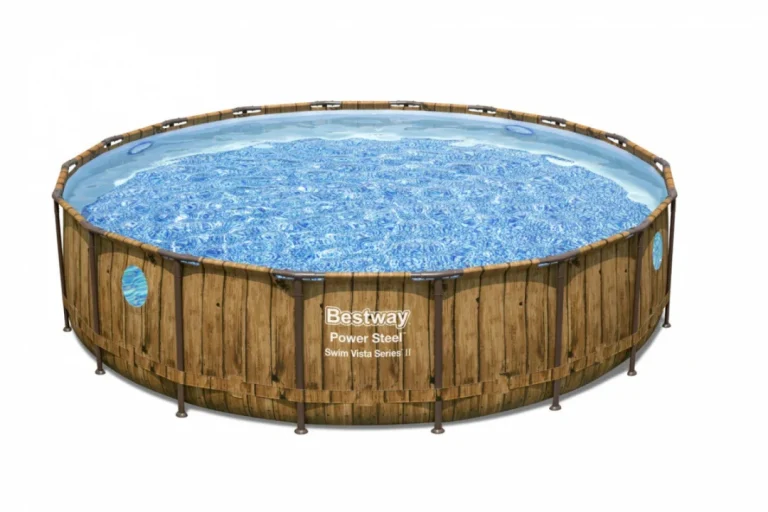 Bazen Power Steel Swim Vista Serije 549x122 Okrugli, 18 Stopa, Bestway 7 U 1 S Okvirom 2