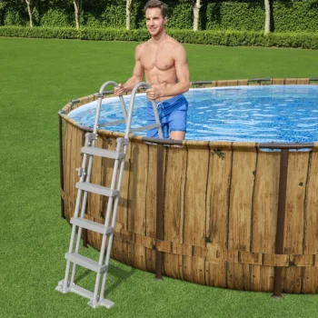 Bazen Power Steel Swim Vista Serije 549x122 Okrugli, 18 Stopa, Bestway 7 U 1 S Okvirom 5