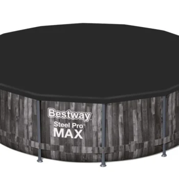 Bazen Steel Pro Max Frame 427x107 Cm, Imitacija Drva, 14 Ft, Bestway 5 U 1 + Pumpa + Ljestve 8