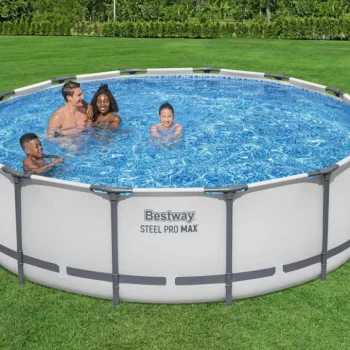 Bazen Steel Pro Max Frame 427x107 Sivi 14ft Bestway 5u1 + Pribor 3