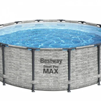 Bazen Steel Pro Max Frame 427x122, Imitacija Kamena, 14 Stopa, Bestway 5 U 1 + Pribor 2