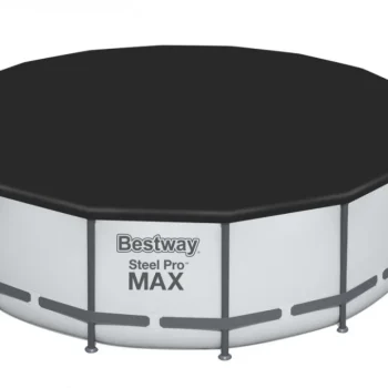 Bazen Steel Pro Max Frame 488x122 Sivi, 16 Stopa, Bestway 5 U 1 + Ljestve + Pokrov 6