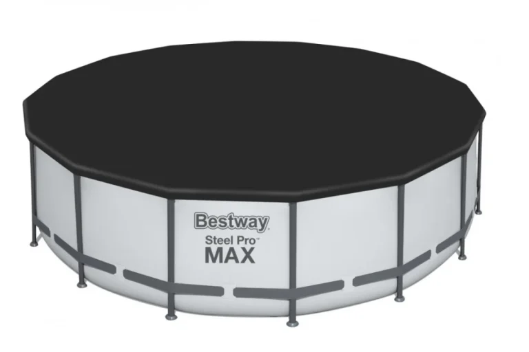 Bazen Steel Pro Max Frame 488x122 Sivi, 16 Stopa, Bestway 5 U 1 + Ljestve + Pokrov 6