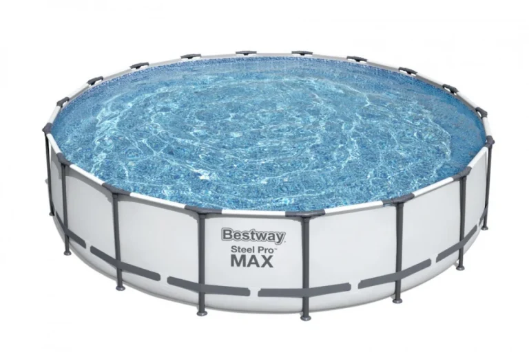 Bazen Steel Pro Max Frame 549x122 Sivi, 18ft Bestway 5u1 + Pumpa + Pokrov + Ljestve 2