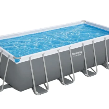 Bazen S čeličnim Okvirom Power 488x244x122 16x8ft Bestway 6u1 + Pumpa Za Pijesak 3