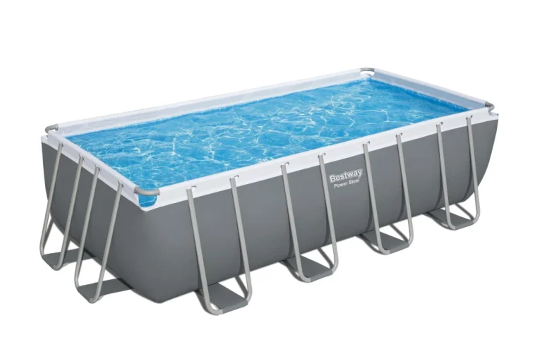 Bazen S čeličnim Okvirom Power 488x244x122 16x8ft Bestway 6u1 + Pumpa Za Pijesak 3