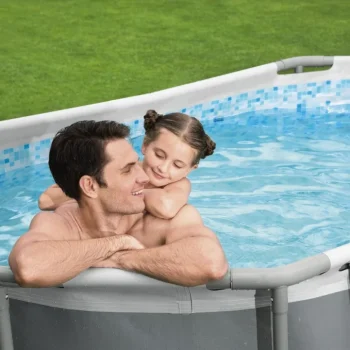 Bazen S čeličnom Konstrukcijom 305x200x84 10x6ft Bestway + 5u1 + Chemconnect 4