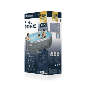Bazen S čeličnom Konstrukcijom 305x200x84 10x6ft Bestway + 5u1 + Chemconnect 8